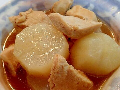 ❤圧力鍋で　材料4つ　おでん風大根と鶏肉の煮物❤